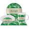 Tropical Leaves 2 Dinner Set - 4 Pc (Personalized)