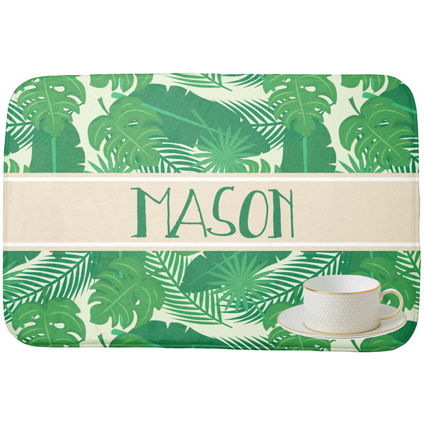 Tropical Leaves 2 Dish Drying Mat