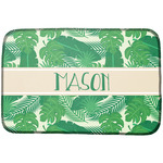 Tropical Leaves #2 Dish Drying Mat w/ Name or Text