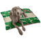 Tropical Leaves #2 Dog Bed - Large LIFESTYLE