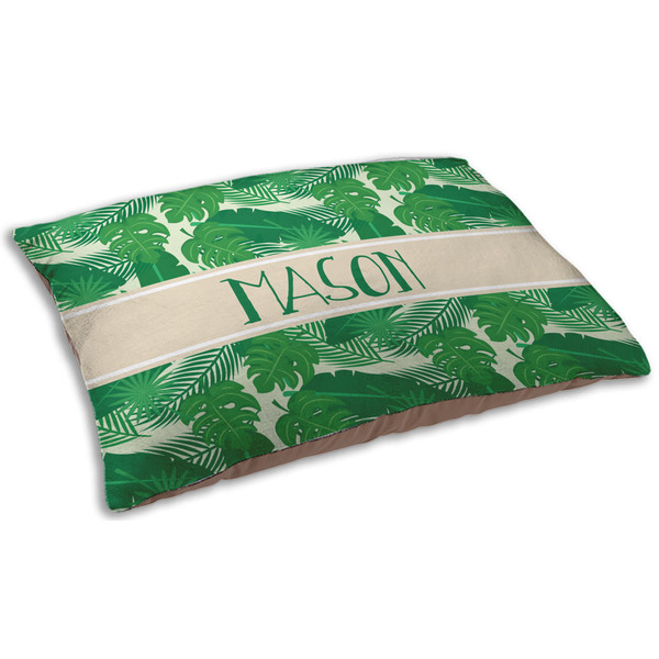 Tropical Leaves #2 Dog Beds - SMALL