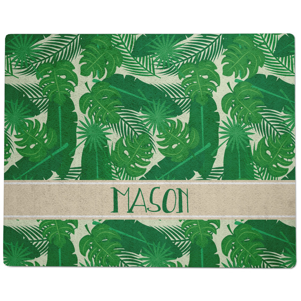 Tropical Leaves #2 Dog Food Mat - Large without Bowls