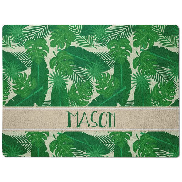 Tropical Leaves #2 Dog Food Mat - Medium without bowls