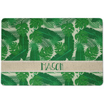 Tropical Leaves #2 Dog Food Mat w/ Name or Text