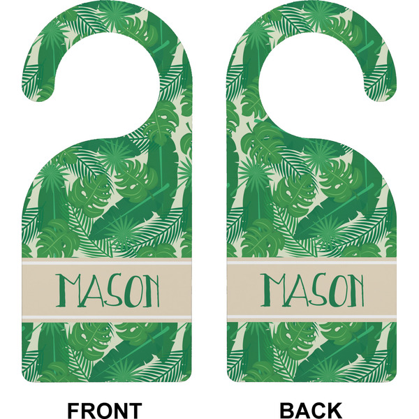 Tropical Leaves 2 Door Hanger (Approval)