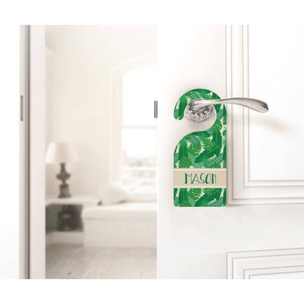 Tropical Leaves #2 Door Hanger - LIFESTYLE
