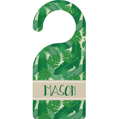 Tropical Leaves #2 Door Hanger w/ Name or Text