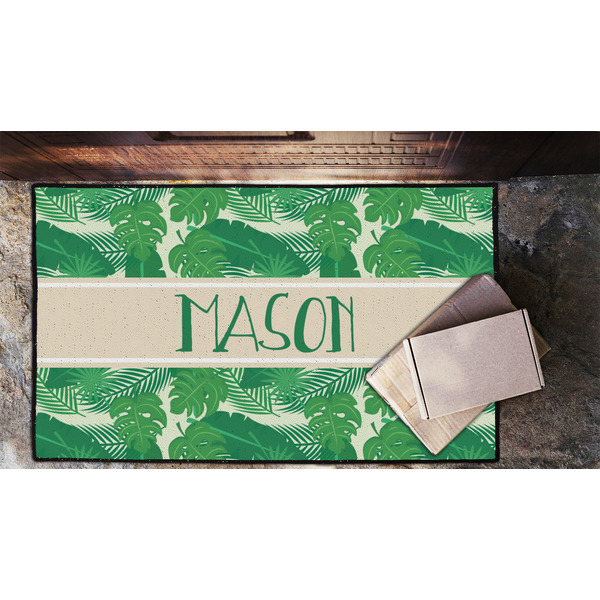 Tropical Leaves #2 Door Mat - LIFESTYLE (Lrg)