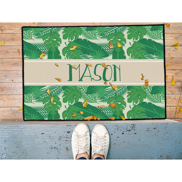 Tropical Leaves #2 Door Mat - LIFESTYLE (Med)
