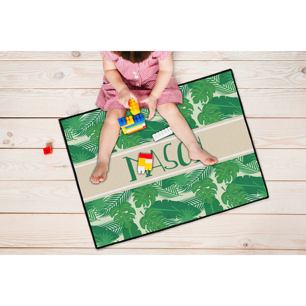 Tropical Leaves #2 Door Mats - LIFESTYLE kid