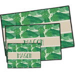 Tropical Leaves #2 Door Mat (Personalized)