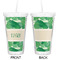 Tropical Leaves #2 Double Wall Tumbler with Straw - Approval