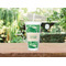 Tropical Leaves 2 Double Wall Tumbler with Straw Lifestyle