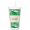 Tropical Leaves #2 Double Wall Tumbler with Straw (Personalized)