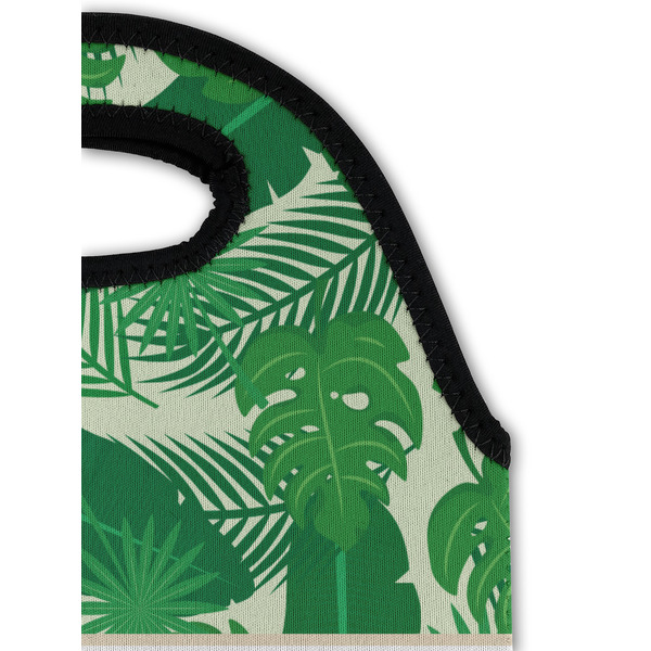 Tropical Leaves #2 Double Wine Tote - Detail 1 (new)