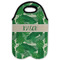 Tropical Leaves #2 Double Wine Tote - Flat (new)