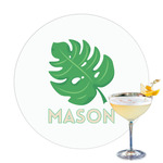 Tropical Leaves #2 Printed Drink Topper (Personalized)