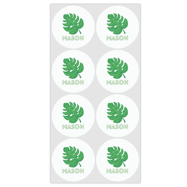 Tropical Leaves #2 Drink Topper - Medium - Set of 12