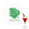 Tropical Leaves #2 Drink Topper - Medium - Single with Drink