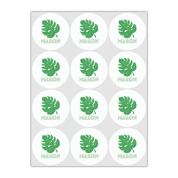 Tropical Leaves #2 Drink Topper - Small - Set of 12