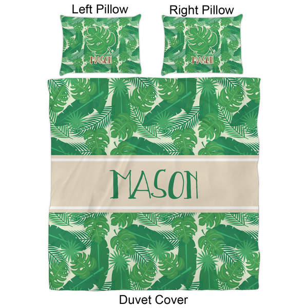 Tropical Leaves #2 Duvet Cover Set - Queen - Approval