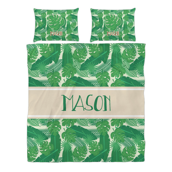 Tropical Leaves #2 Duvet cover Set - Queen - Alt Approval