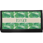 Tropical Leaves #2 Canvas Checkbook Cover w/ Name or Text
