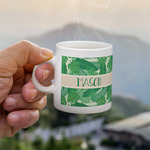 Tropical Leaves #2 Single Shot Espresso Cup - Single (Personalized)