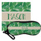 Tropical Leaves #2 Eyeglass Case & Cloth w/ Name or Text