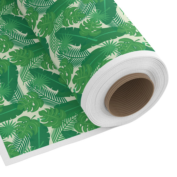 Custom Tropical Leaves #2 Fabric by the Yard - Spun Polyester Poplin