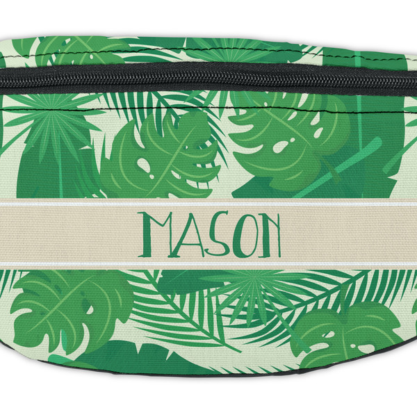 Tropical Leaves #2 Fanny Pack - Closeup
