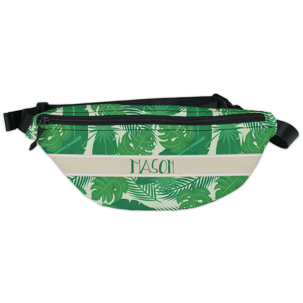 Custom Tropical Leaves #2 Fanny Pack - Classic Style (Personalized)