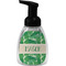 Tropical Leaves #2 Foam Soap Bottle - Black (Personalized)