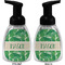 Tropical Leaves 2 Foam Soap Bottle (Front & Back)