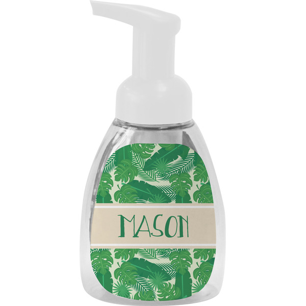 Custom Tropical Leaves #2 Foam Soap Bottle (Personalized)