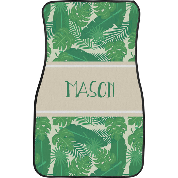 Tropical Leaves 2 Front Seat Car Mat