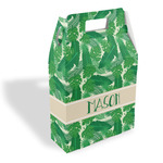 Tropical Leaves #2 Gable Favor Box (Personalized)