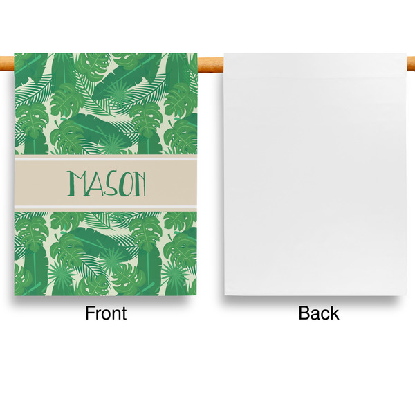 Tropical Leaves #2 House Flags - Single Sided - APPROVAL
