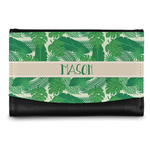 Tropical Leaves #2 Genuine Leather Women's Wallet - Small (Personalized)