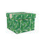 Tropical Leaves #2 Gift Boxes with Lid - Canvas Wrapped - Medium - Front/Main