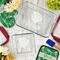 Tropical Leaves #2 Glass Baking Dish Set - LIFESTYLE