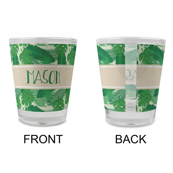 Tropical Leaves #2 Glass Shot Glass - Standard - APPROVAL