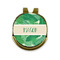 Tropical Leaves #2 Golf Ball Marker - Hat Clip - Gold