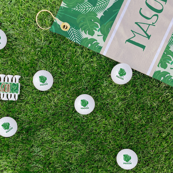 Tropical Leaves #2 Golf Balls - Generic - Set of 12 - LIFESTYLE