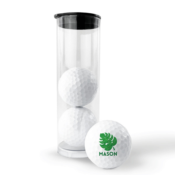 Tropical Leaves #2 Golf Balls - Generic - Set of 3 - PACKAGING