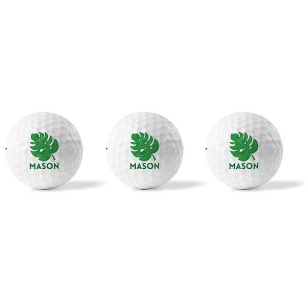Tropical Leaves #2 Golf Balls - Titleist - Set of 3 - APPROVAL