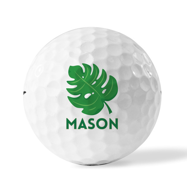 Tropical Leaves #2 Golf Balls - Titleist - Set of 3 - FRONT