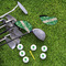 Tropical Leaves #2 Golf Club Covers - LIFESTYLE
