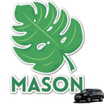Tropical Leaves #2 Graphic Car Decal (Personalized)