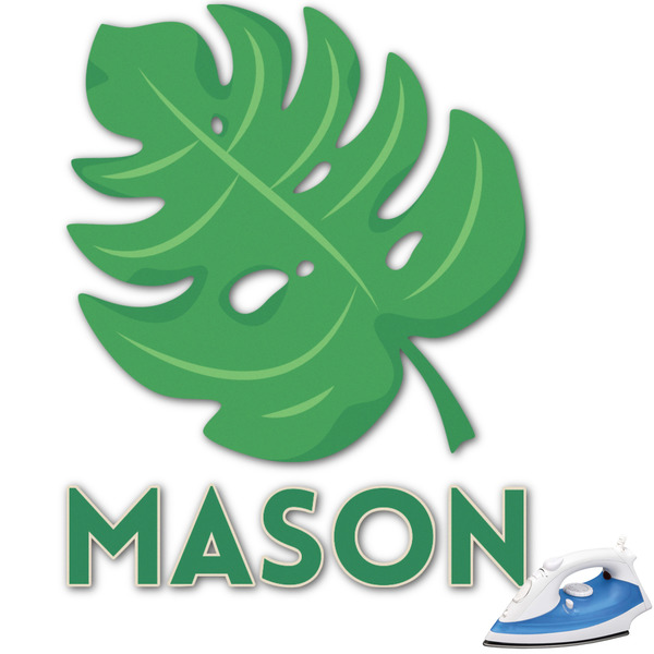 Custom Tropical Leaves #2 Graphic Iron On Transfer (Personalized)